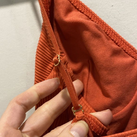 Topshop Orange Bodysuit Size 8 - Picture 7 of 11